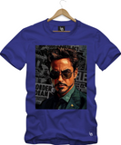 Camiseta Tony Stark Estiloso – Arte Retrô Marvel