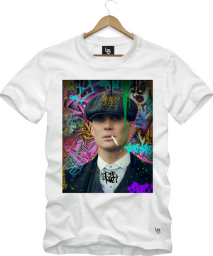 Camiseta Peaky Blinders - Thomas Shelby em Grafite