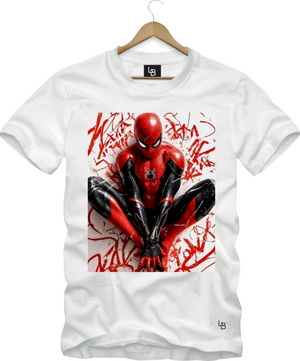 Camiseta Homem-Aranha – Arte Urbana Vermelha