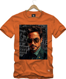 Camiseta Tony Stark Estiloso – Arte Retrô Marvel