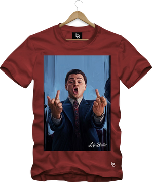 Camiseta Streetwear Atitude – Inspirada no Lobo de Wall Street
